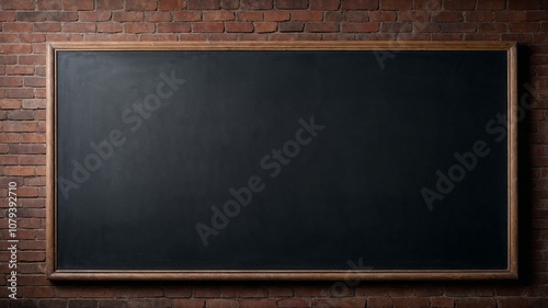 Blank black board chalkboard texture blackboard background
