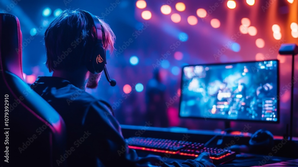 Gamer in Action