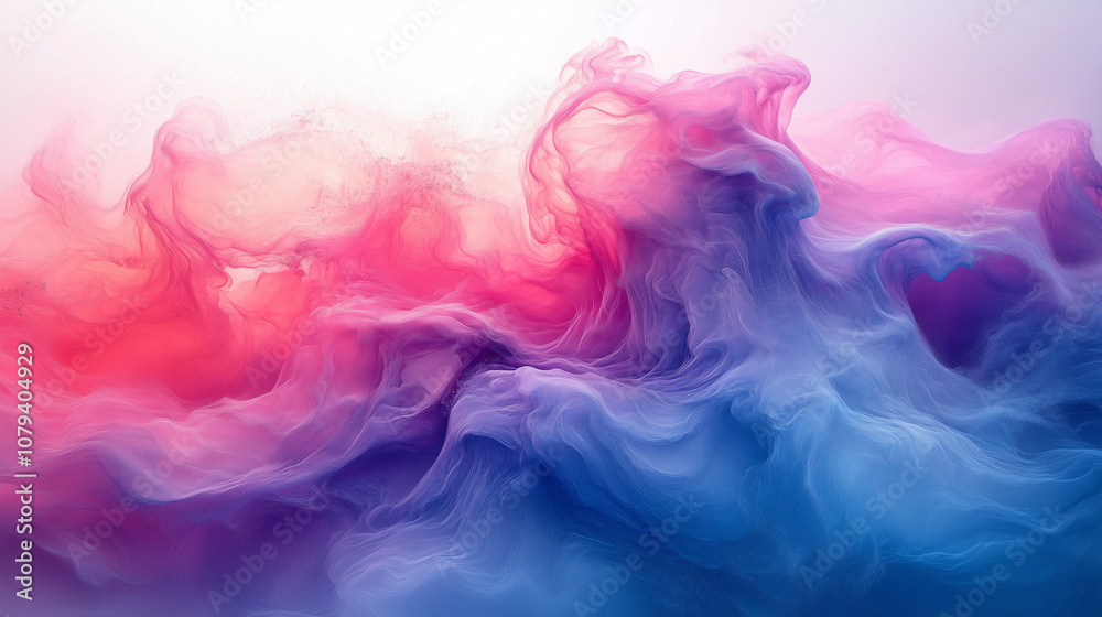 Fototapeta premium Abstract gradient background with soft pastel colors, high resolution, smooth and minimalistic