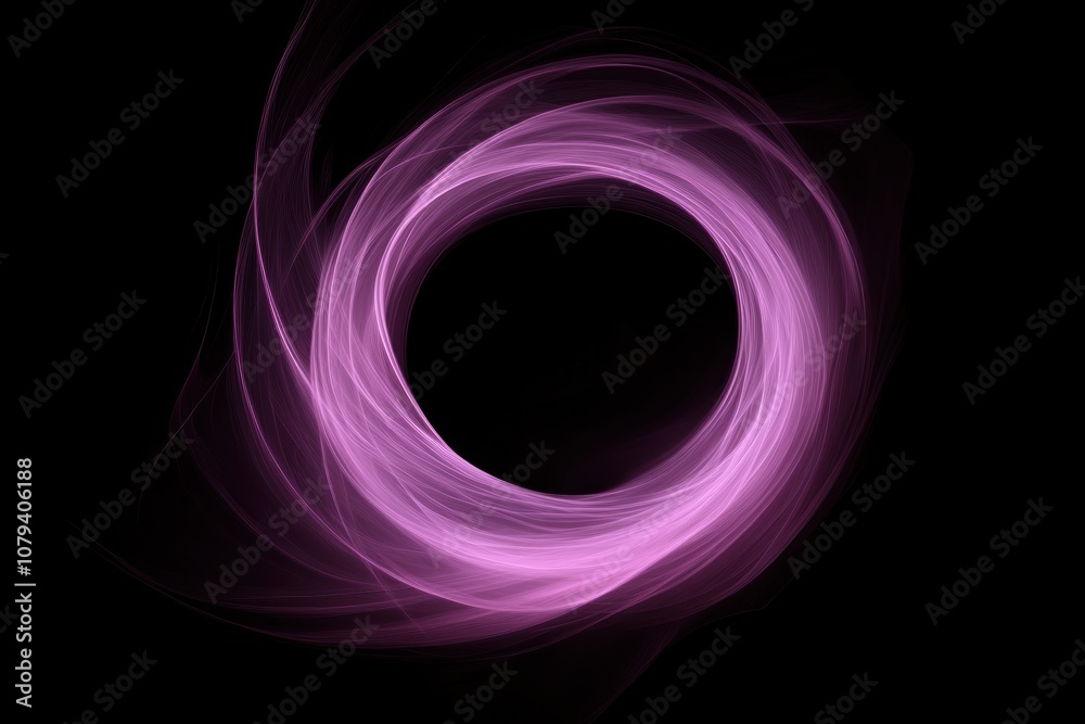 Purple Swirl, Dark Abstract Beauty - Fractal Chaos Purple Swirl, Dark Abstract Beauty - Fractal Chaos