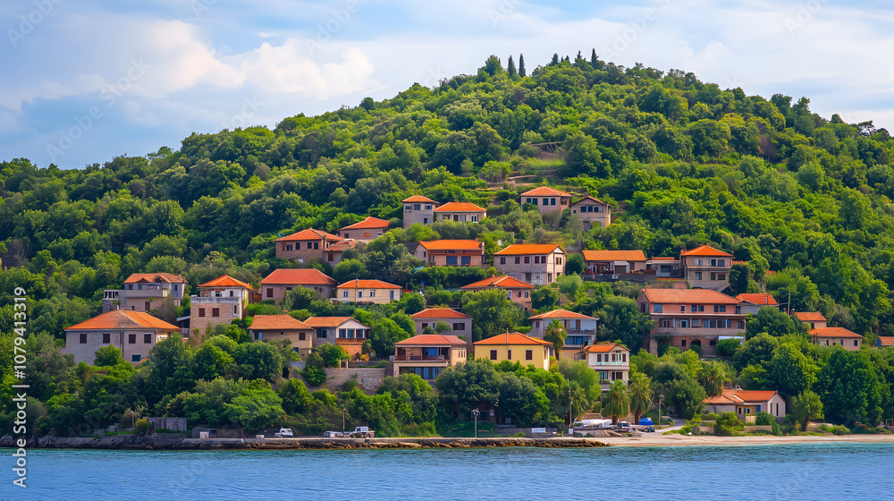 view of the city of kotor country