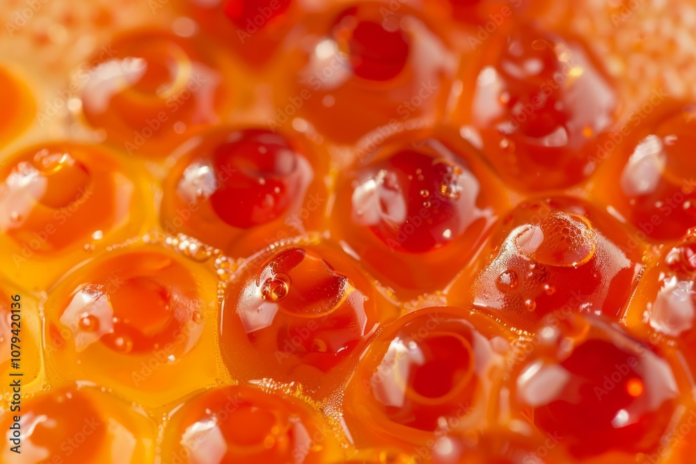 Photo of Fresh and wet natural red caviar. Food photo for backdrops or recipes Photo of Fresh and wet natural red caviar. Food photo for backdrops or recipes