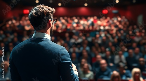 Influencer interacting with an audience, representing the role opinion leaders in modern marketing.
