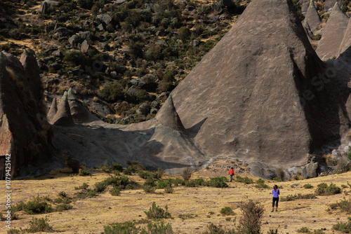 Pampachiri stone forest in Andahuaylas, Peru. photo