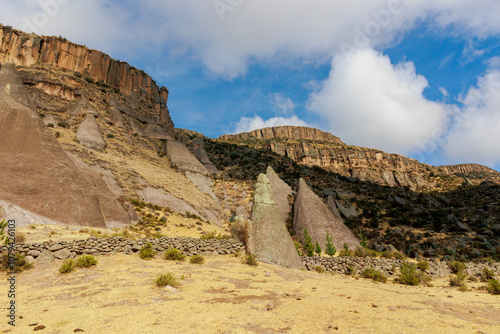 Pampachiri stone forest in Andahuaylas, Peru. photo