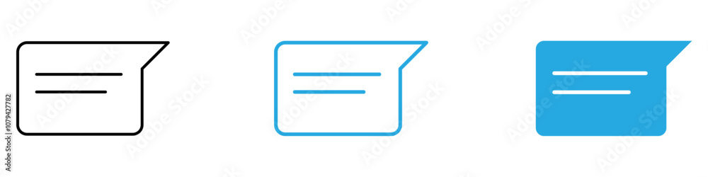 Text Icon Set Vector illustration in black Text Icon Set Vector illustration in black