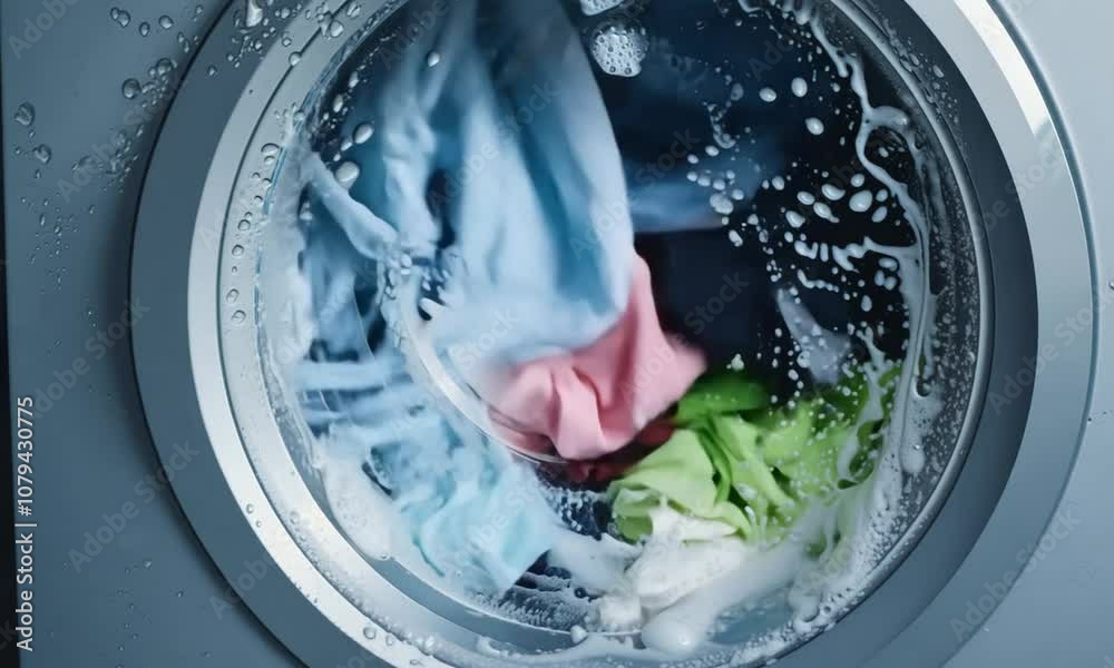 washing machine in the washing machine