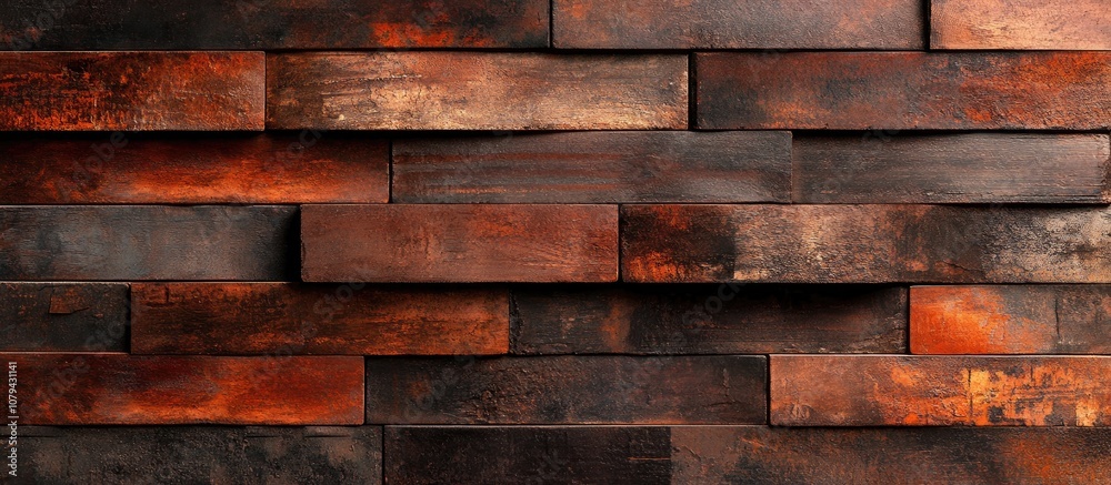 Rustic brown brick wall with weathered texture ideal for architectural photography Rustic brown brick wall with weathered texture ideal for architectural photography