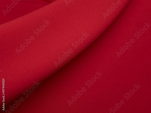 Dark red fabric texture background.