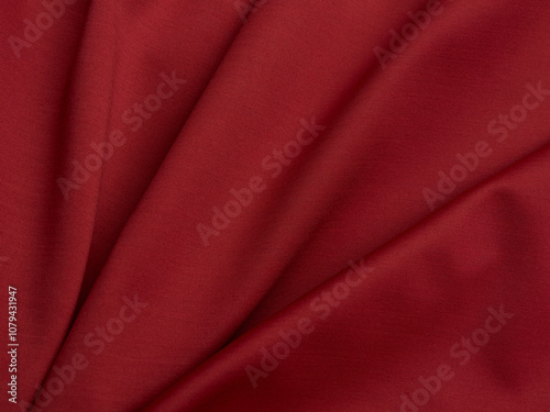 Dark red fabric texture background.