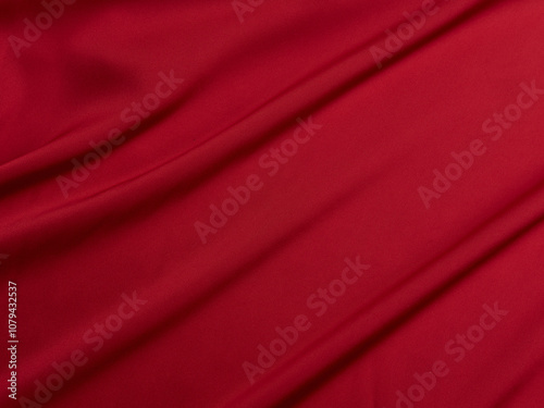 Dark red fabric texture background.