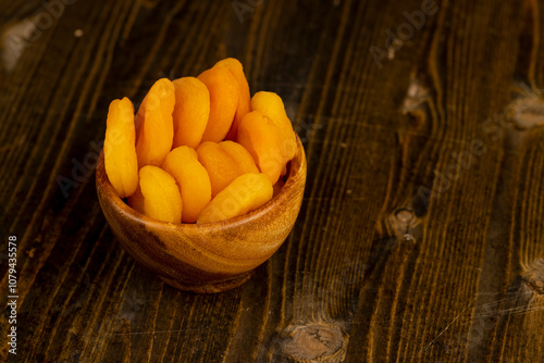 sweet dried fruits dried pieces of pitted apricots