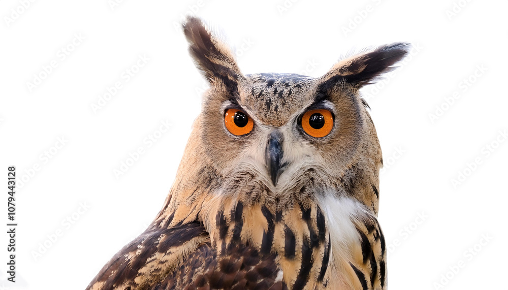 a Owl bird isolated white a Owl bird isolated white