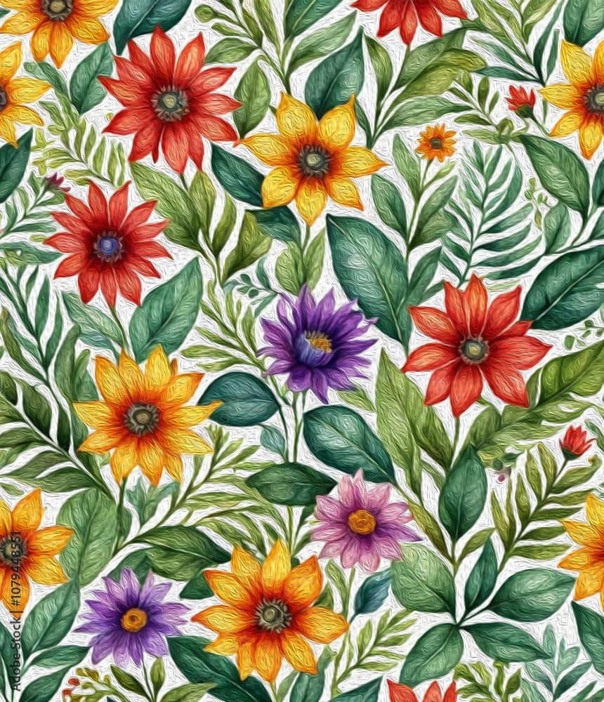 Botanical pattern for printing on wall decorations, covers. Artistic brush strokes. Botanical pattern for printing on wall decorations, covers. Artistic brush strokes.