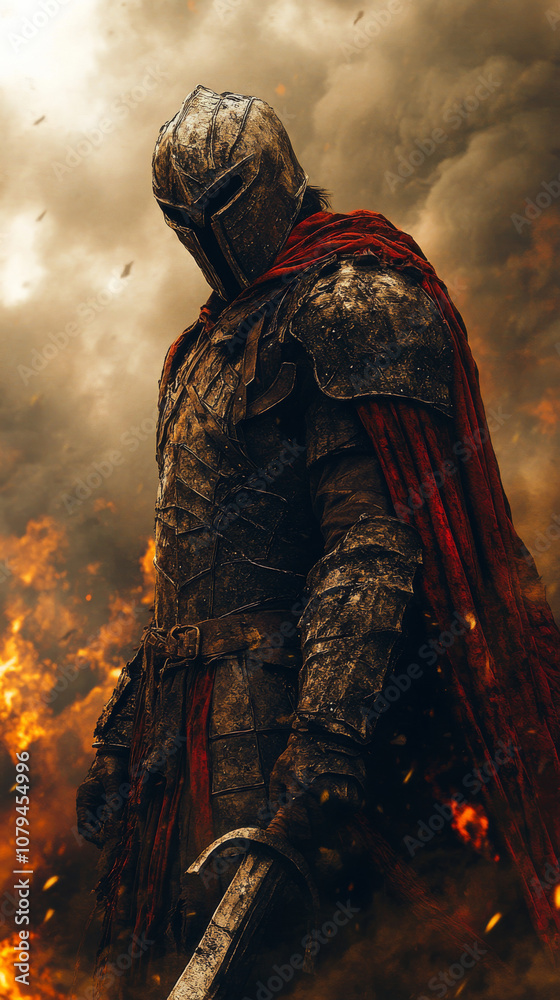 Obraz premium A supervillain from the Iron Age