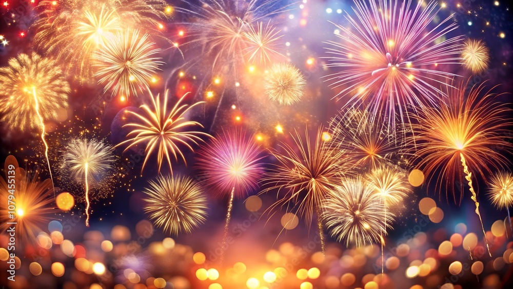 Fototapeta premium fireworks in the night sky