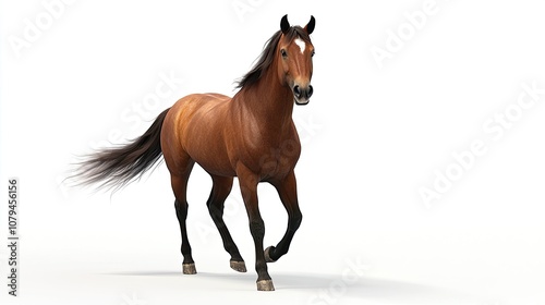 Running Horse Portrait