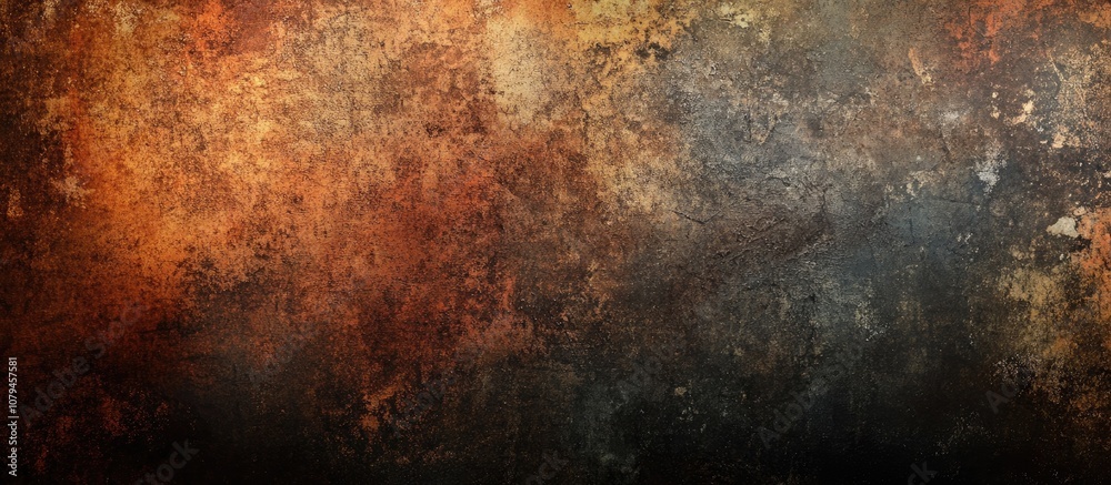 Obraz premium Grunge metallic abstract backdrop featuring a textured and rugged surface