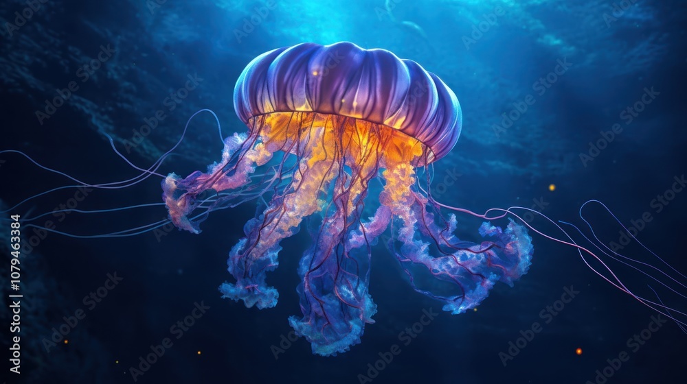 Jellyfish Underwater Jellyfish Underwater