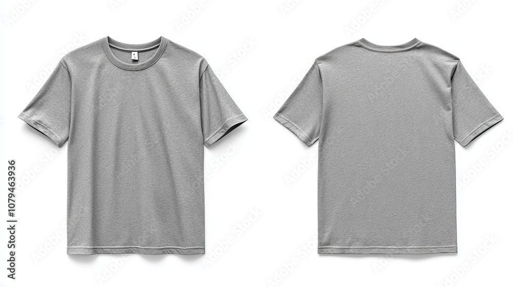 Naklejka premium Editable T-shirt Mockup Template for Fashion Designers