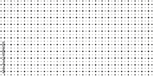 Abstract Grid Pattern with Black Dots, Minimalist, Graphic Design, Black and White, Geometric, Pattern, Texture