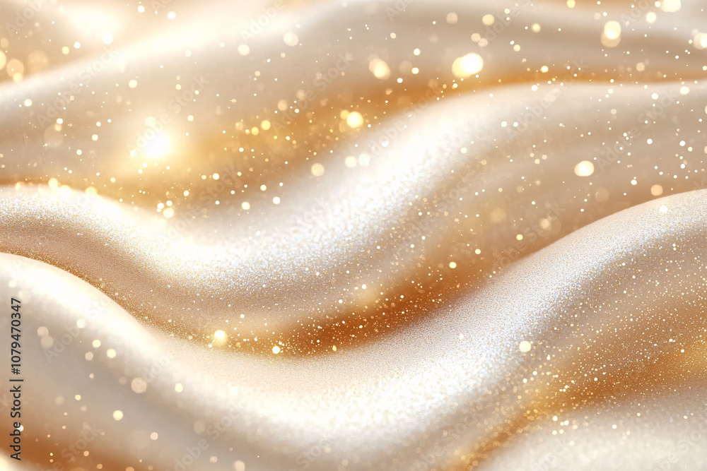 Soft golden dust particles shimmer gently in a blurred, flowing background, creating a dreamy and serene atmosphere. The setting is an abstract close-up of a delicate, ethereal surface,... Soft golden dust particles shimmer gently in a blurred, flowing background, creating a dreamy and serene atmosphere. The setting is an abstract close-up of a delicate, ethereal surface,...