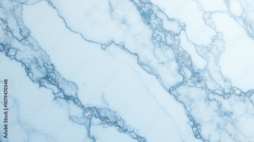 Obraz premium Light Blue Marble Seamless Texture High-Resolution Background for Interior or Exterior Design