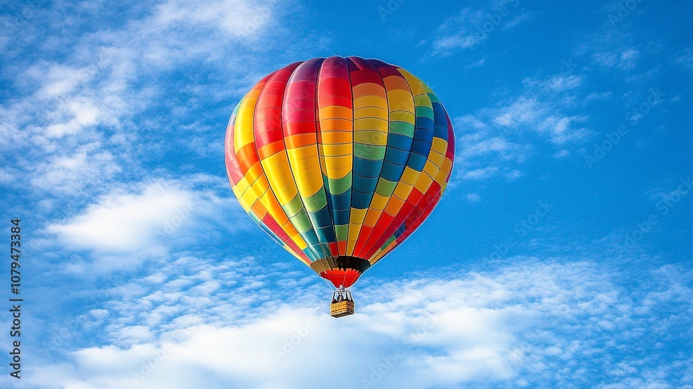 A stunning hot-air balloon shines brightly against the early morning sky, creating a captivating and colorful spectacle that embodies adventure and serenity.
A stunning hot-air balloon shines brightly against the early morning sky, creating a captivating and colorful spectacle that embodies adventure and serenity.