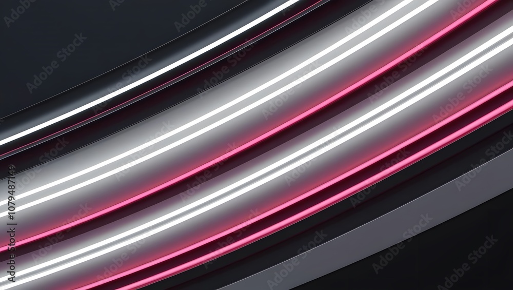 Abstract Neon Lights on Dark Background – Futuristic Digital Art Abstract Neon Lights on Dark Background – Futuristic Digital Art