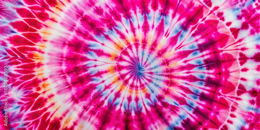 Obraz premium Pink and Blue Tie Dye Swirl Background, Tie Dye, Abstract Art