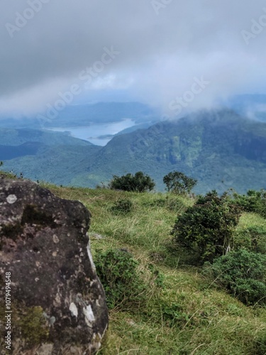 landscape with clouds