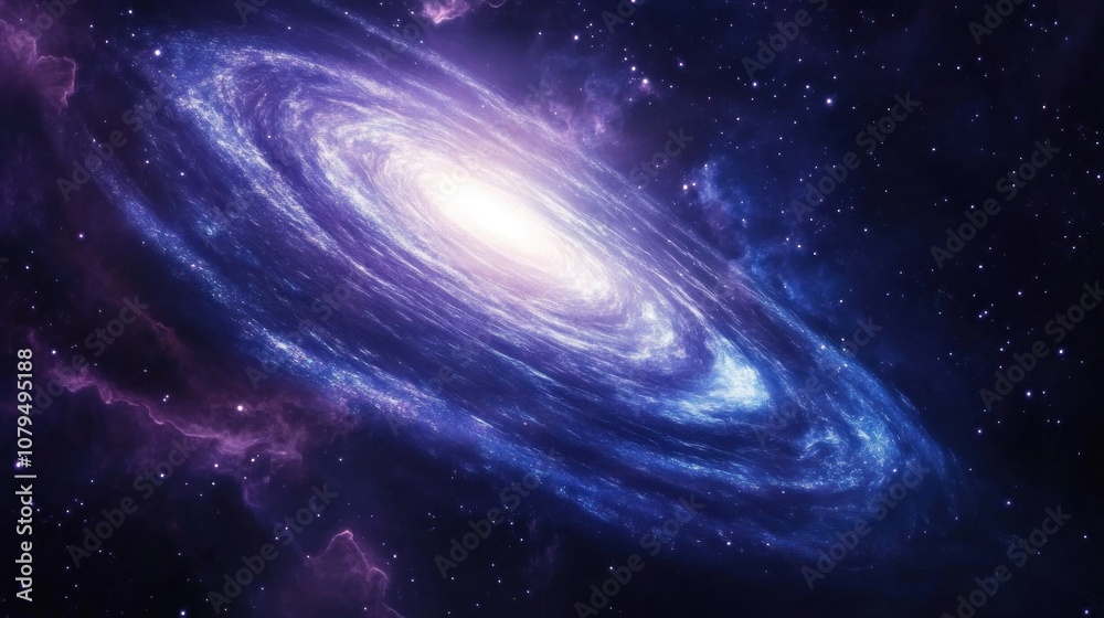 Spiral Galaxy in the Night Sky Spiral Galaxy in the Night Sky
