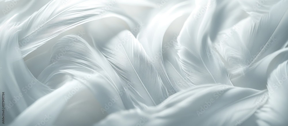 White Feathers Abstract Background White Feathers Abstract Background