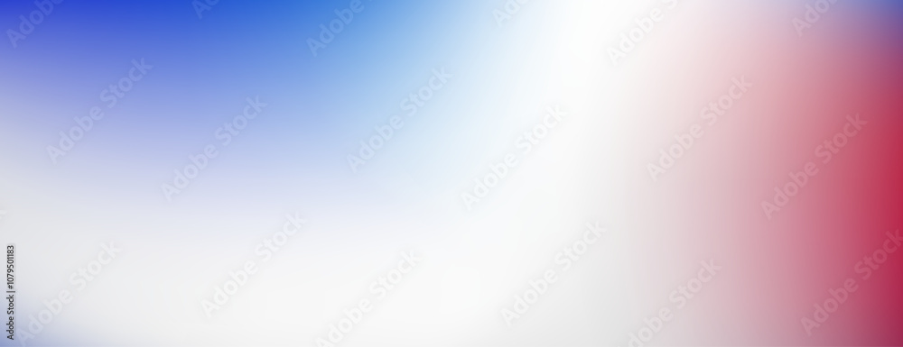 Fototapeta premium Abstract Gradient Background Blue White Red