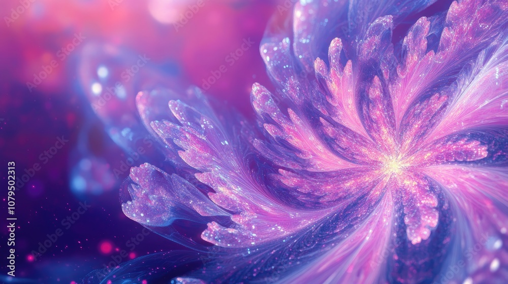 Vibrant and chaotic fantasy fractal pattern Abstract 3D rendered shapes create an engaging background or wallpaper Vibrant and chaotic fantasy fractal pattern Abstract 3D rendered shapes create an engaging background or wallpaper