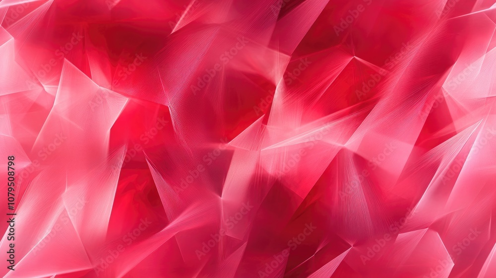 Naklejka premium Blurred red geometric pattern illustration
