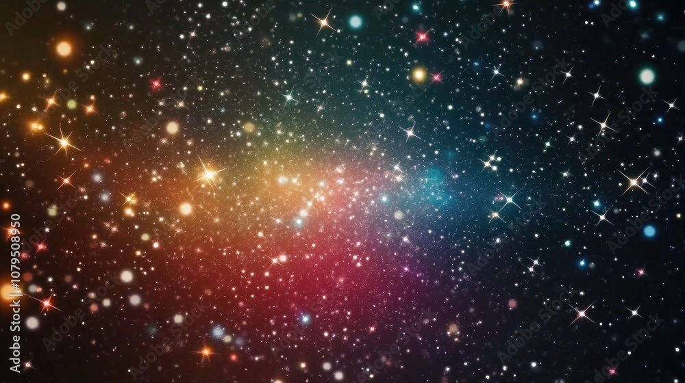 High definition star field background in 3D cartoon rendering Colorful starry night sky texture of outer space High definition star field background in 3D cartoon rendering Colorful starry night sky texture of outer space