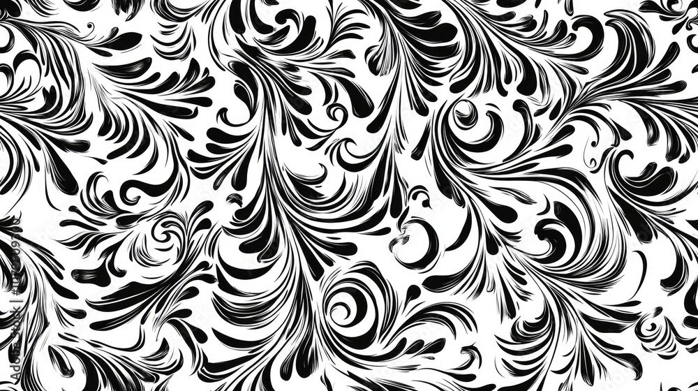 Seamless pattern with black and white background design Seamless pattern with black and white background design