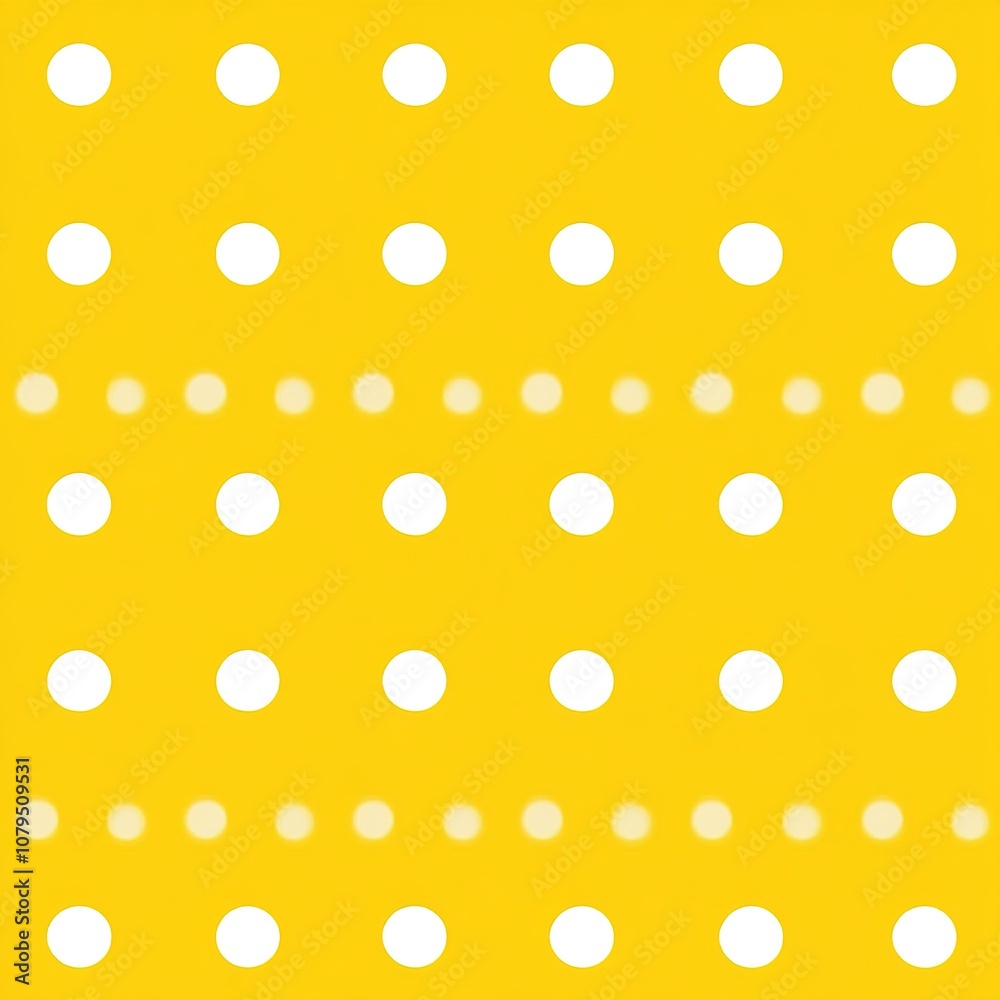 Bright yellow polka dot pattern graphic design digital art minimalist style creative concept Bright yellow polka dot pattern graphic design digital art minimalist style creative concept