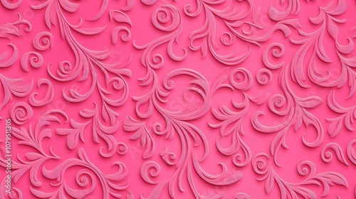 Abstract decorative ornament on a pink background ideal for stunning designs Seamless background suitable for wallpaper and textures