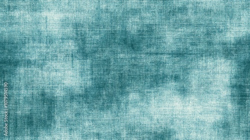 Mottled Aegean teal linen texture background with a coastal living style Grunge sea green wash effect on distressed material Seamless decorative textile pattern