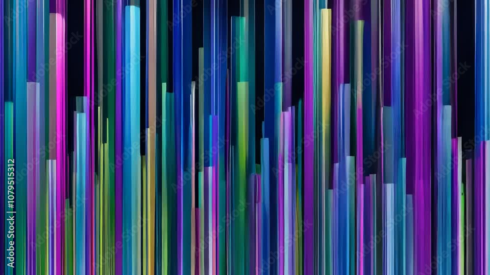 Abstract Vertical Multicolored Bars Background Abstract Vertical Multicolored Bars Background