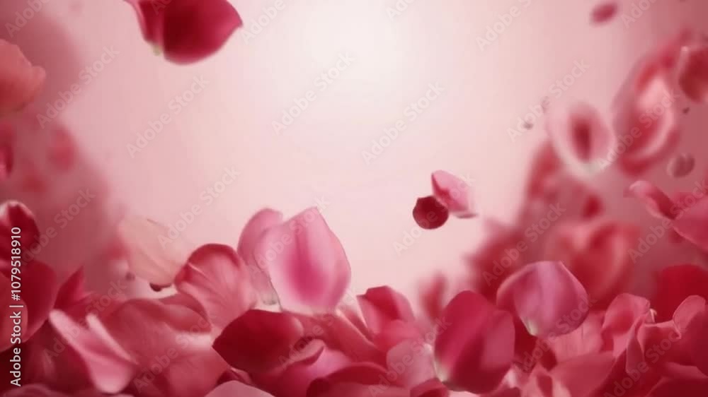 Delicate pink rose petals falling gracefully in nature, creating romantic atmosphere filled with soft beauty and tranquility, evoking feelings of love and serenity. Delicate pink rose petals falling gracefully in nature, creating romantic atmosphere filled with soft beauty and tranquility, evoking feelings of love and serenity.