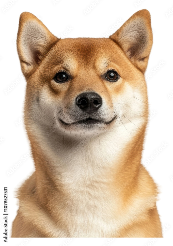 PNG Friendly Shiba Inu with a charming expression PNG Friendly Shiba Inu with a charming expression