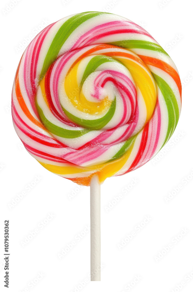 PNG Vibrant swirl lollipop, colorful and fun PNG Vibrant swirl lollipop, colorful and fun