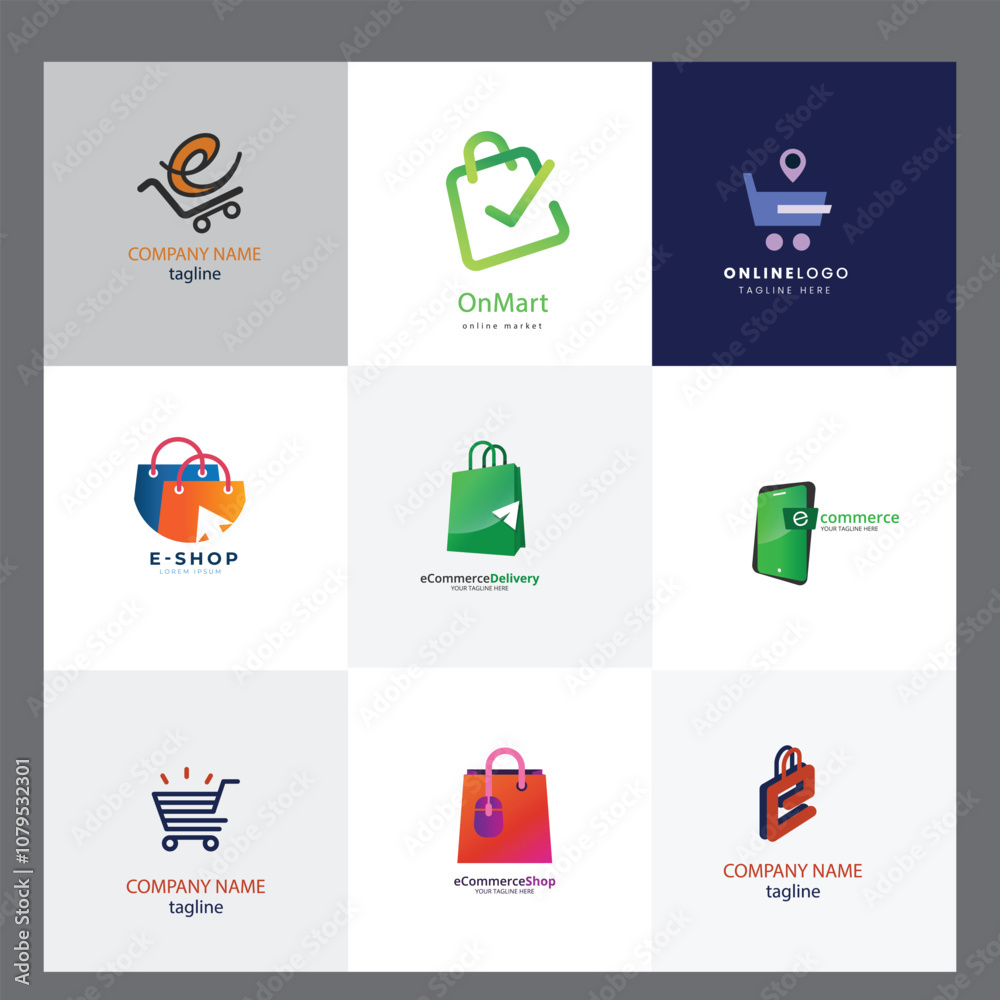 Shop supermarket store logo design elegant label design badge design vector logo Shop supermarket store logo design elegant label design badge design vector logo
