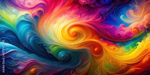 Wallpaper Mural Abstract colorful background with vibrant hues and artistic swirls, abstract, colorful, background, vibrant, hues, artistic Torontodigital.ca