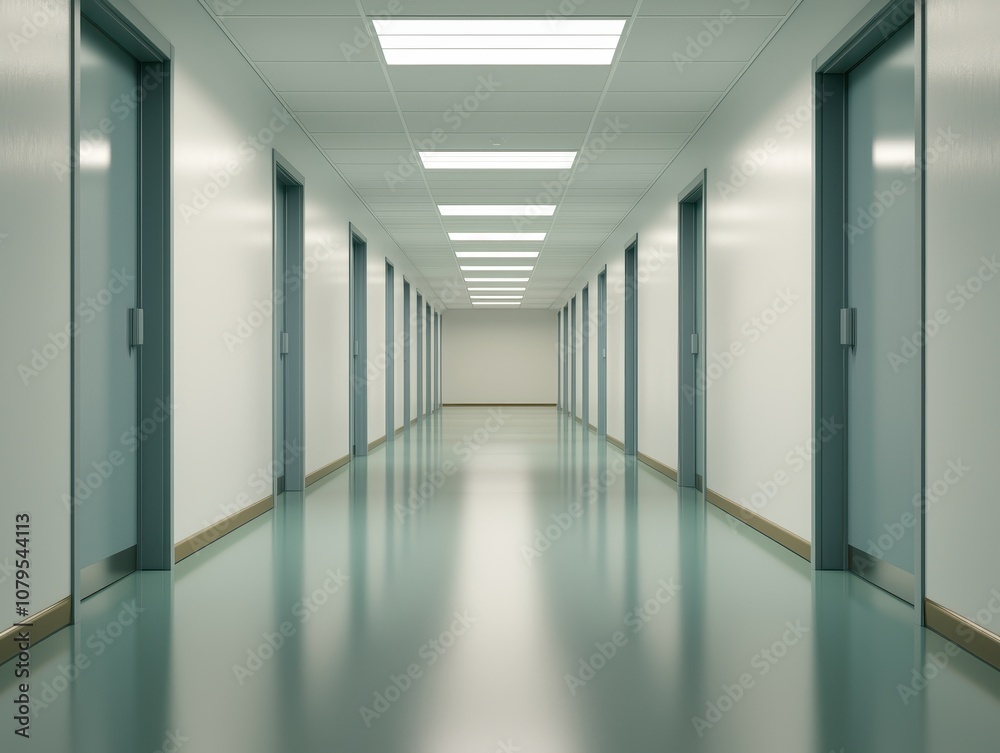 Exploring a modern corridor office building architectural photography indoor environment wide angle view minimalist design for enhanced productivity Exploring a modern corridor office building architectural photography indoor environment wide angle view minimalist design for enhanced productivity