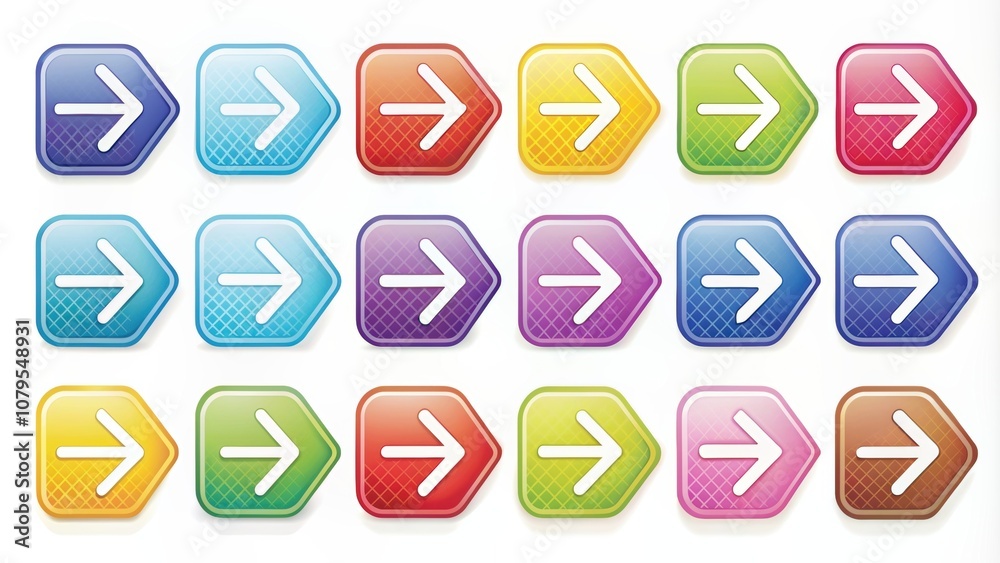 Set of common arrow icons for various purposes, arrows, direction, pointer, navigation, symbol, graphic, element, design, web Set of common arrow icons for various purposes, arrows, direction, pointer, navigation, symbol, graphic, element, design, web