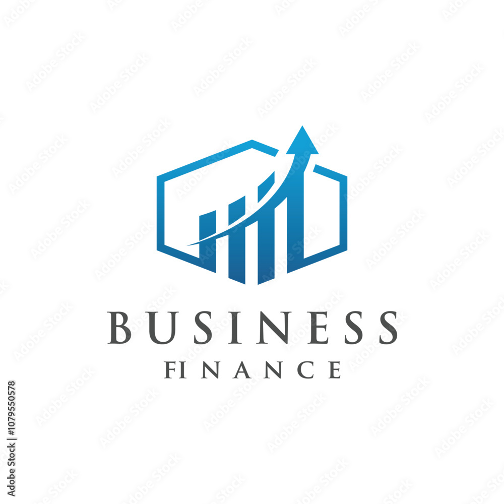 financial arrow chart logo design element vector template financial arrow chart logo design element vector template